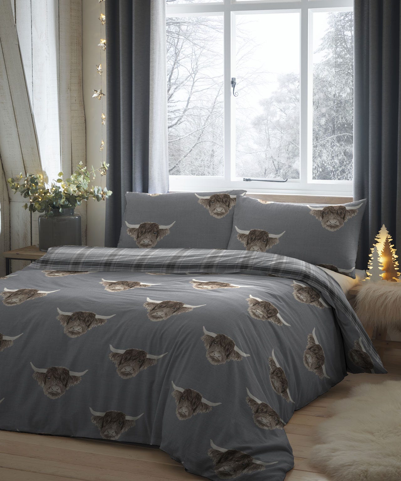 HIGHLAND COW DUVET SET
