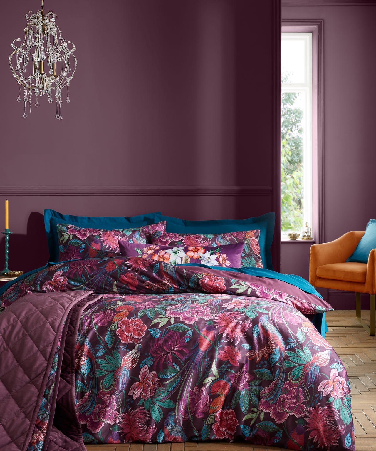 Bridgerton Kate Floral Duvet Set