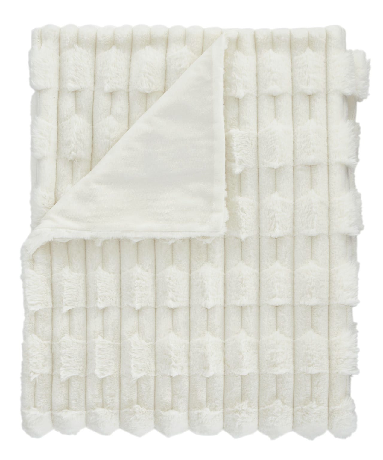 Carved Faux Fur Bedspread