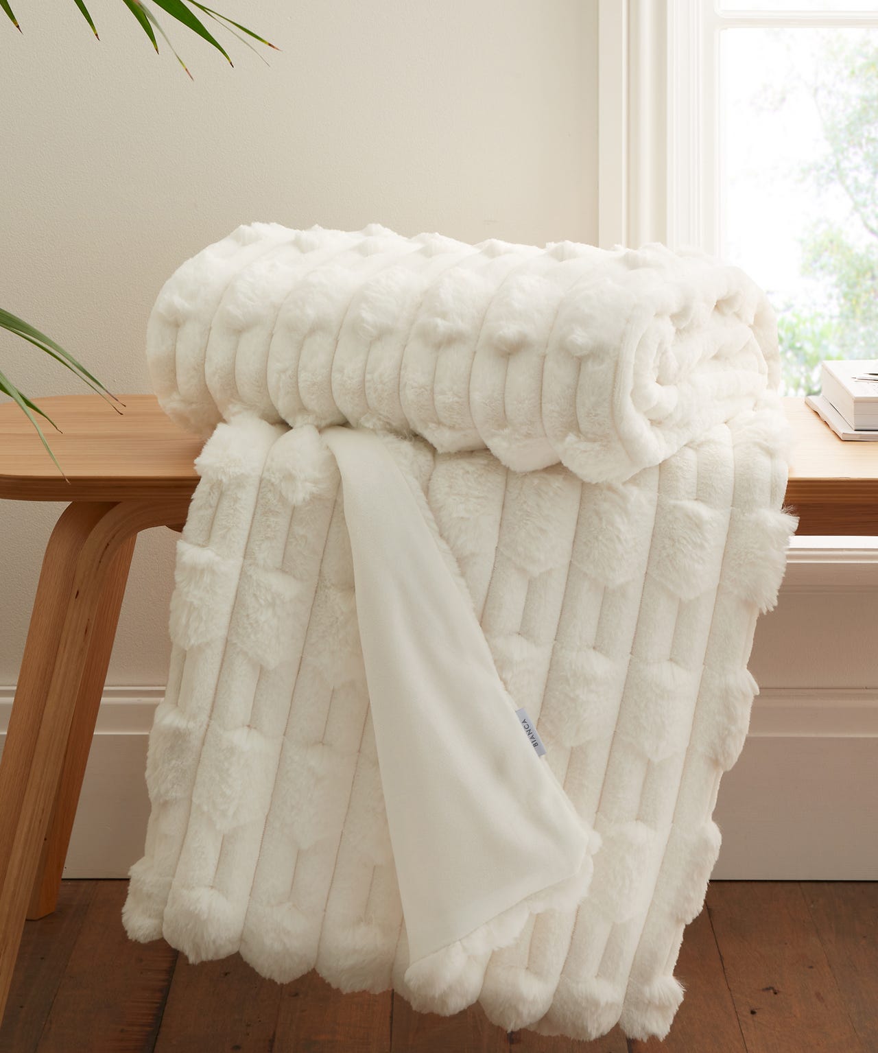 Carved Faux Fur Bedspread