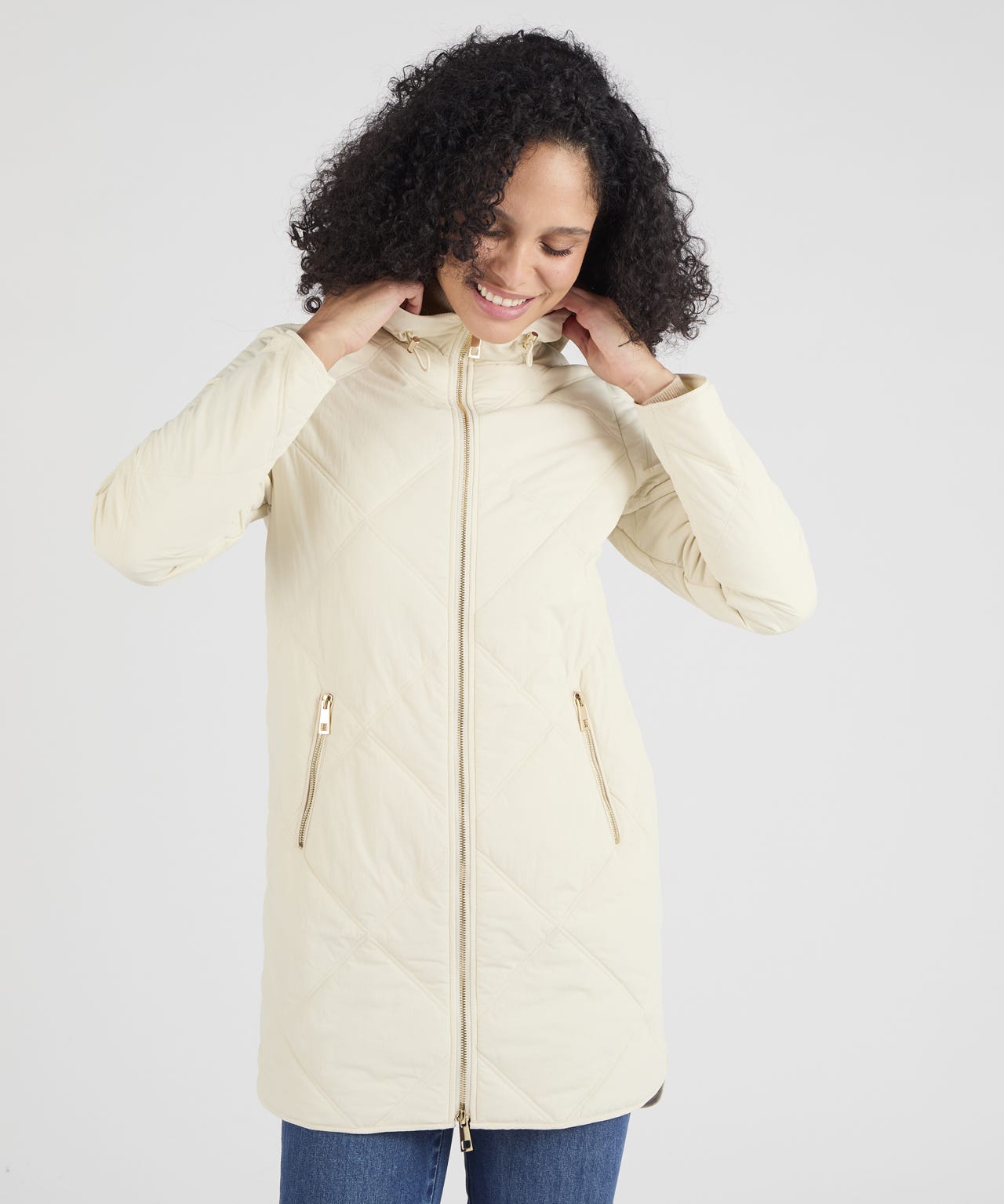 Quilted Hooded Parka
