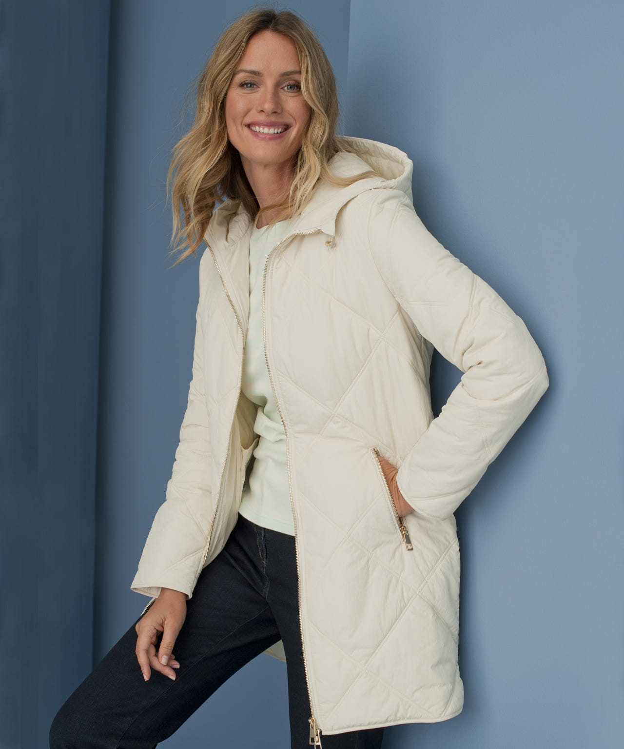 Quilted Hooded Parka