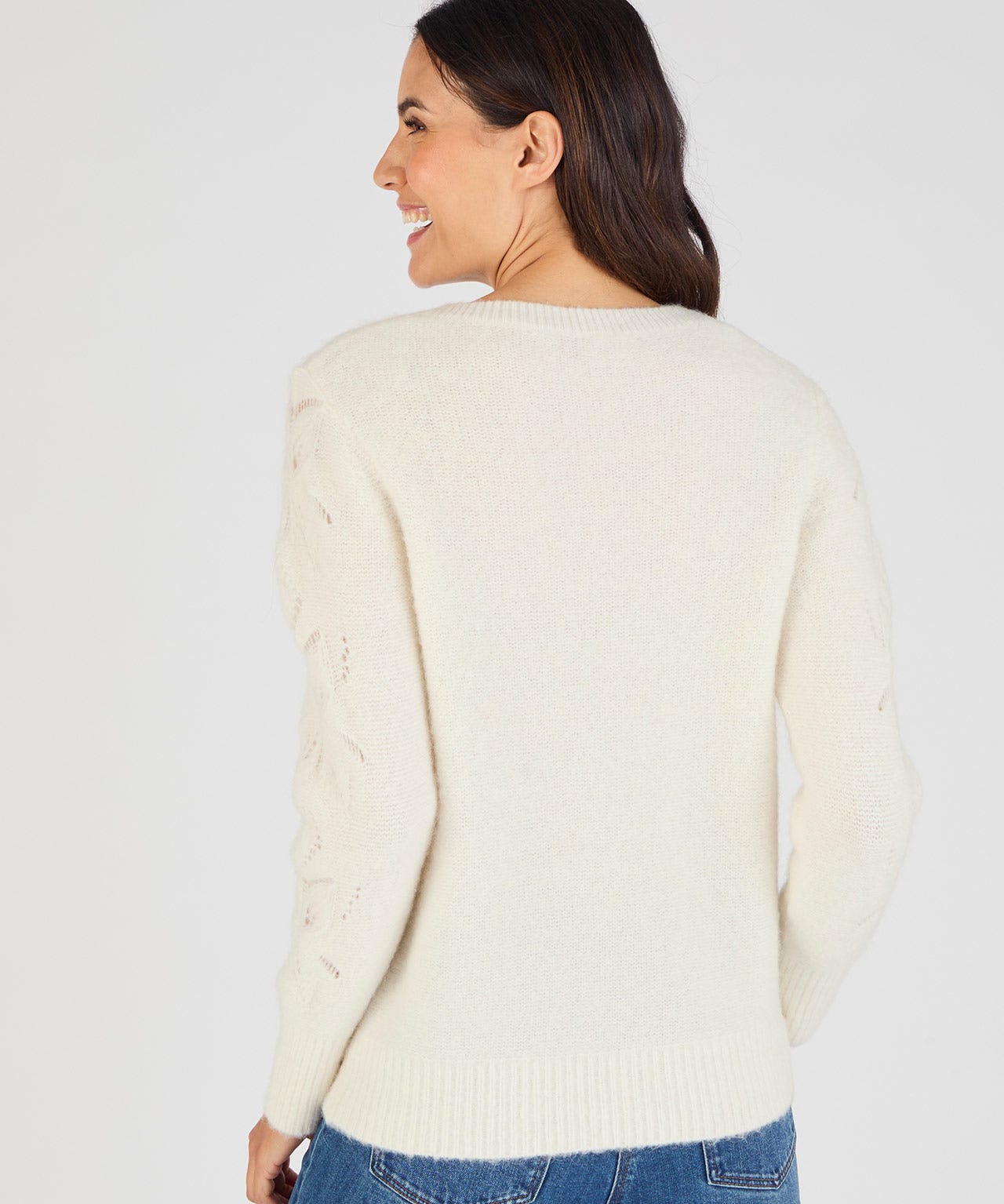 Pointelle Detail Jumper