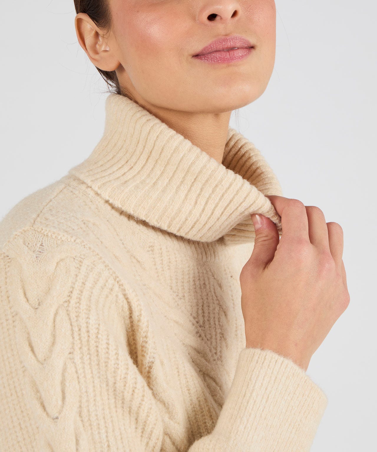 Thermolactyl Cable Roll Neck Jumper
