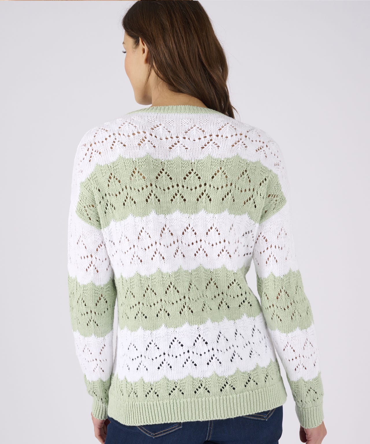 Fancy Stitch Stripe Jumper