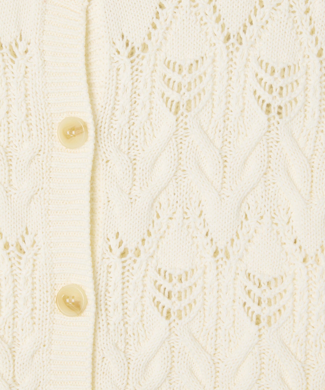 Pointelle Look Cardigan