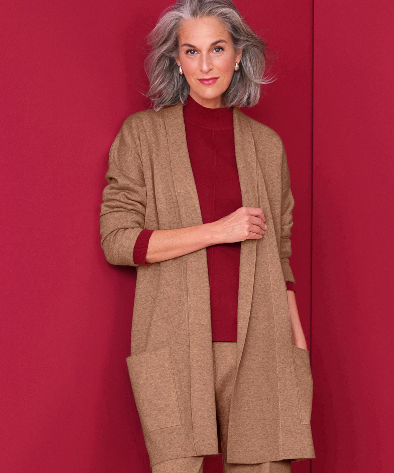 Thermolactyl Longline Cardigan