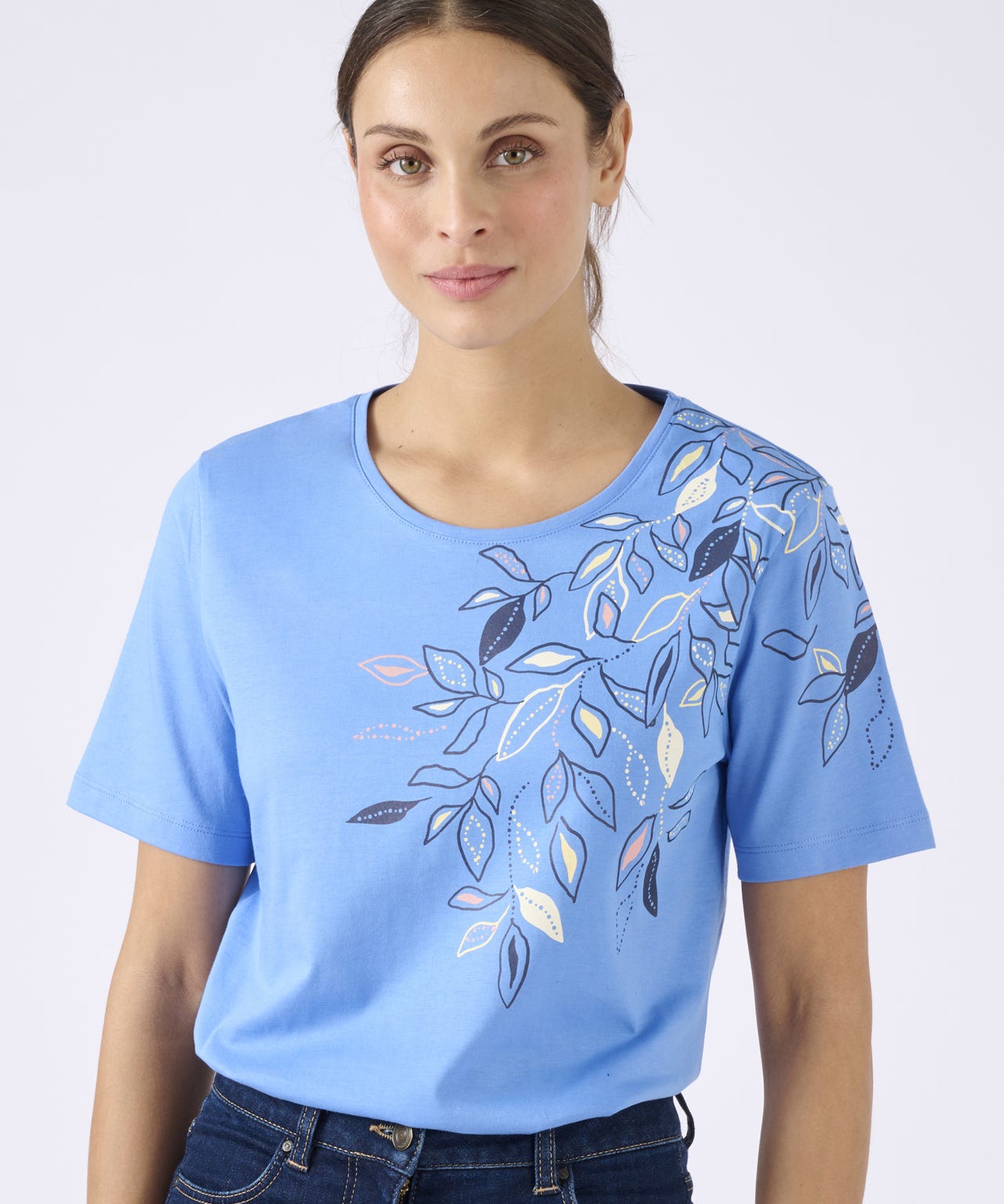 Placement Print T-shirt