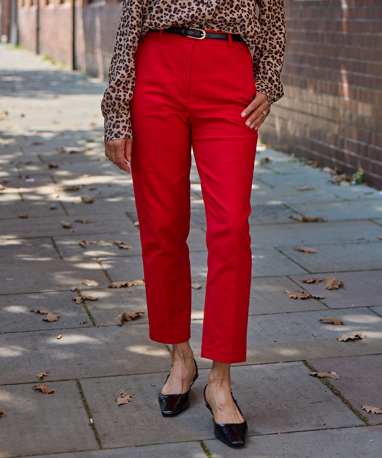 Cotton Sateen Trousers