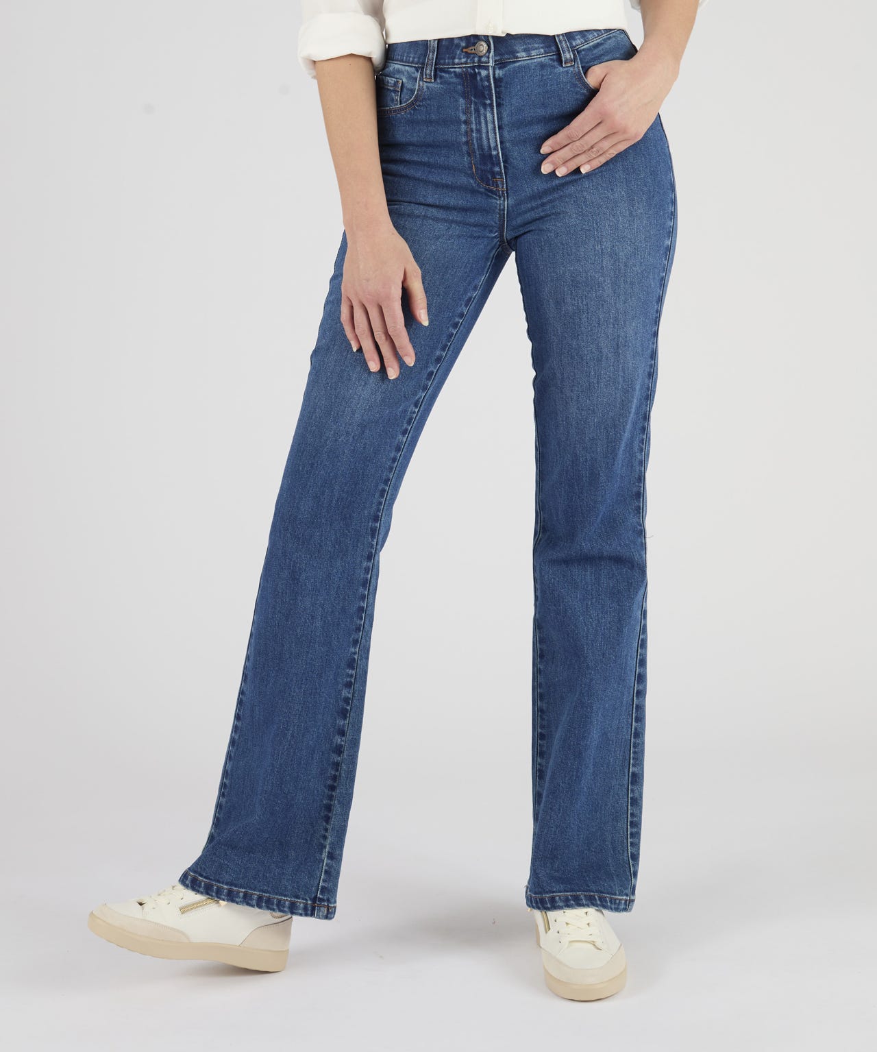 Denim Flared Jeans