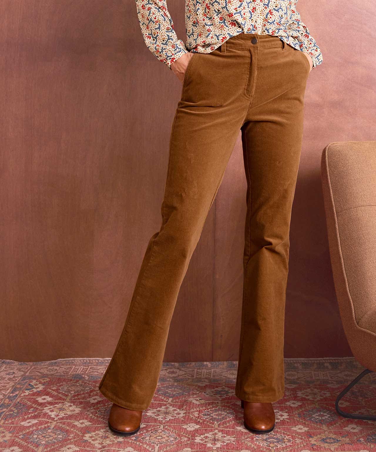 Cord Flared Trousers