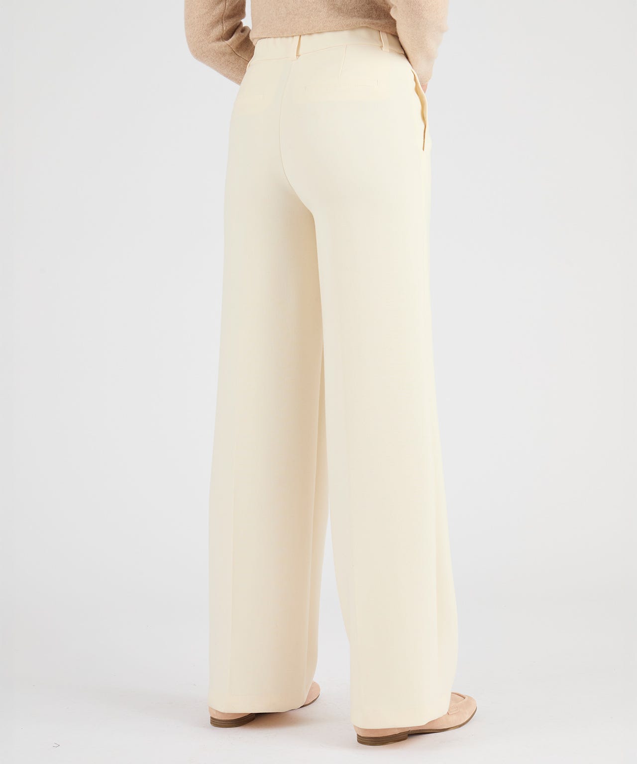 Wide Leg Tailored Trousers