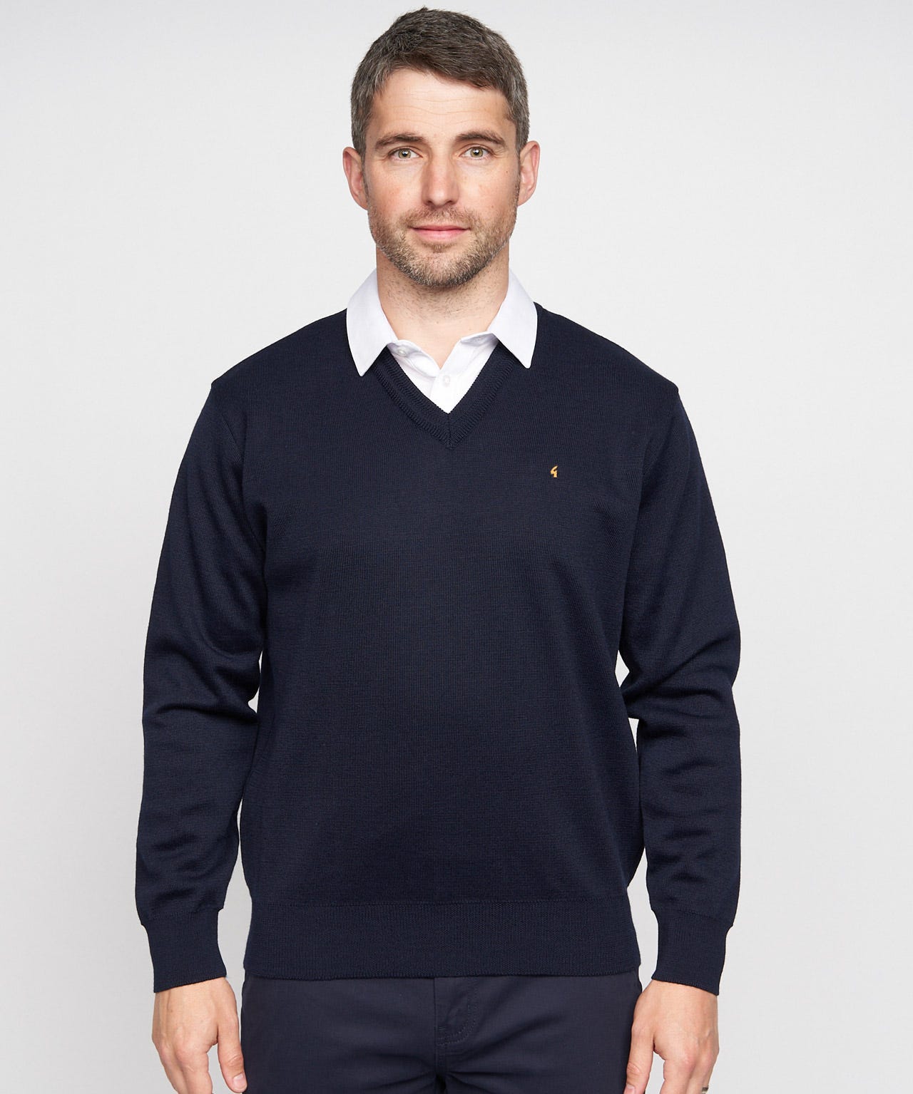 Gabicci Plain Knit V-neck