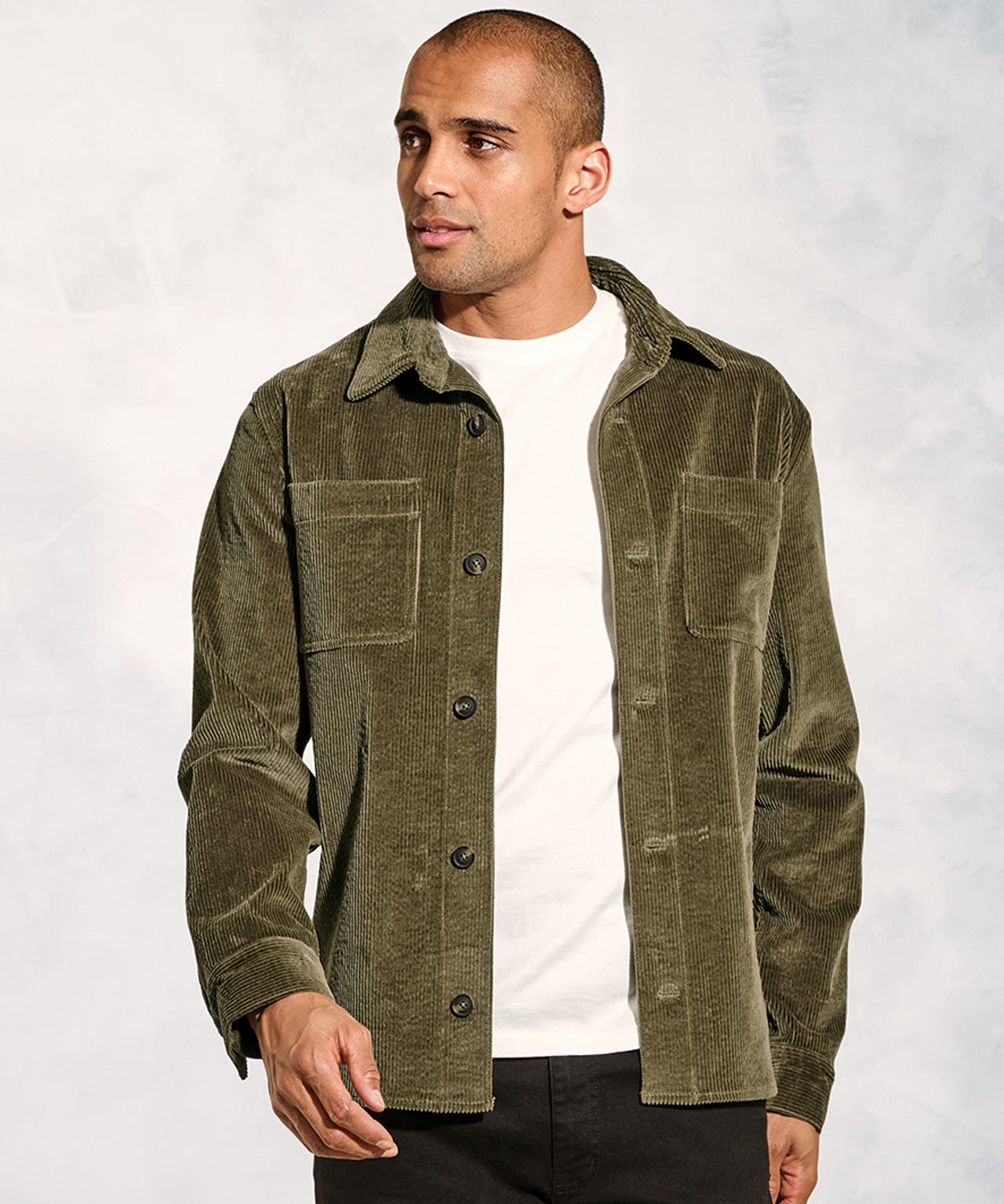 Brook Taverner Washed Cord 8W Overshirt