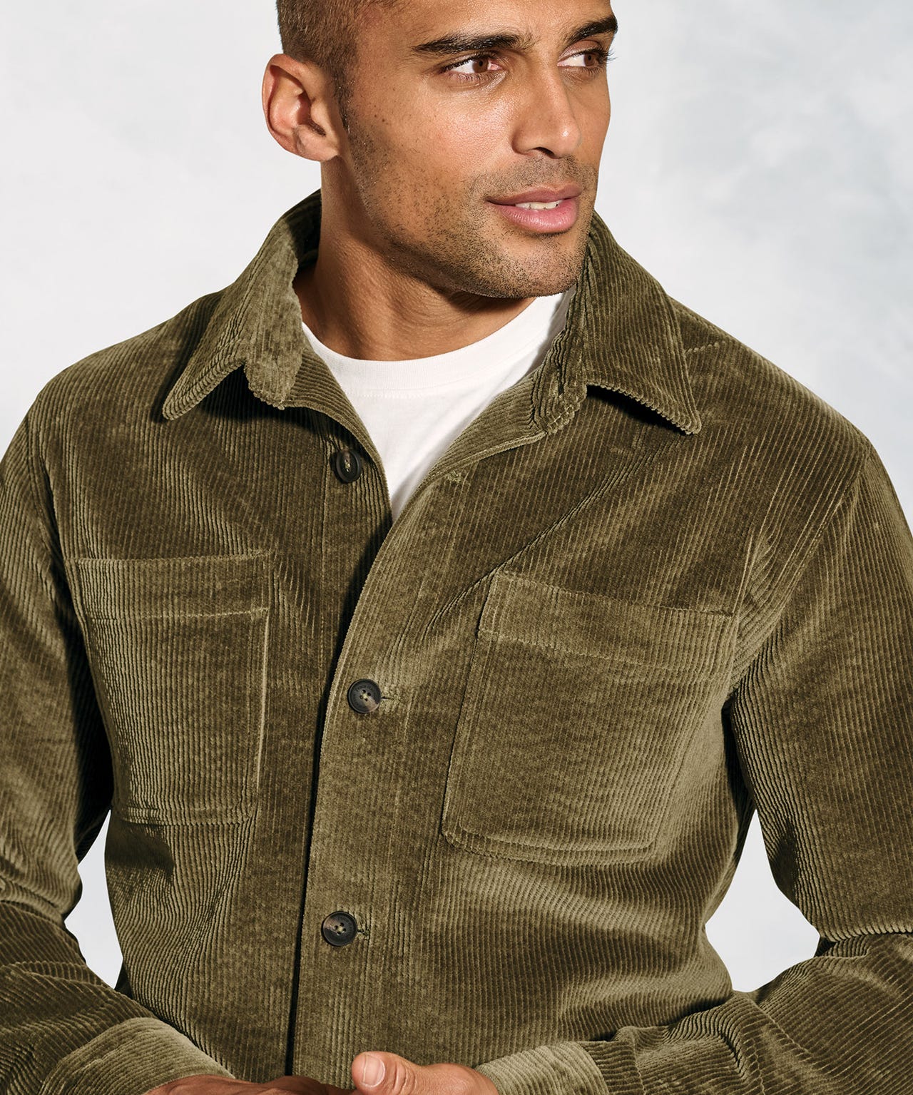 Brook Taverner Washed Cord 8W Overshirt