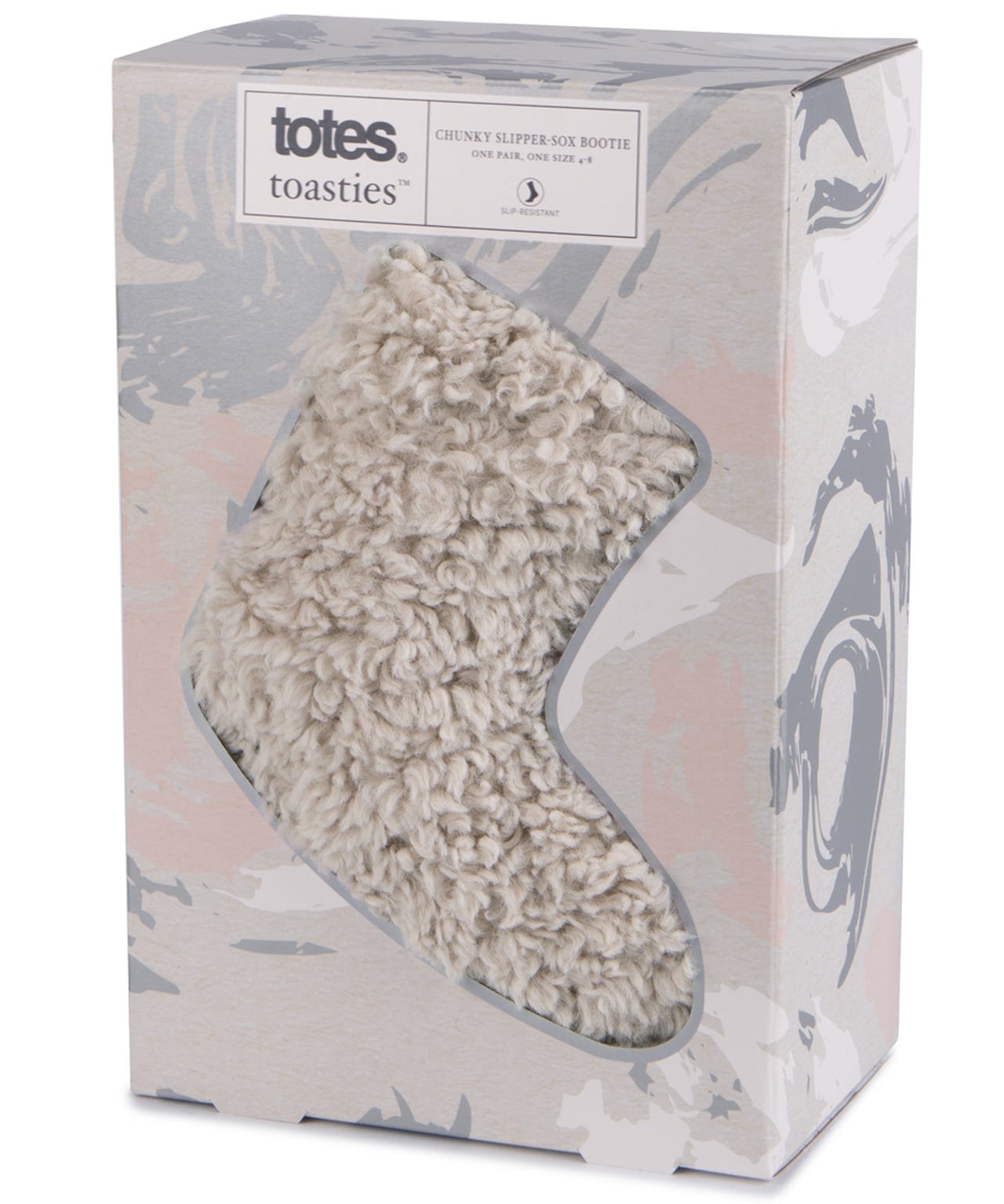 Totes Toasties Ladies Faux Fur Bootie Slipper Socks