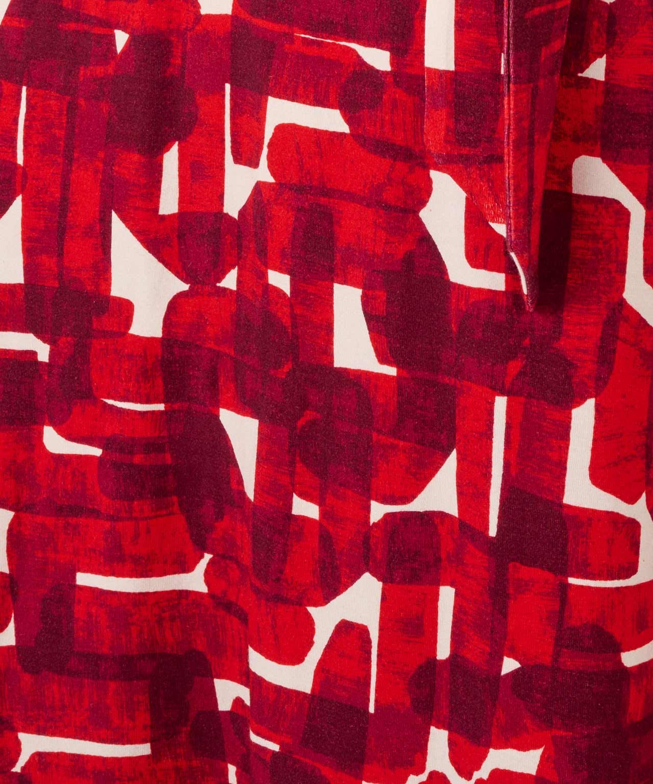 Graphic Print Jersey Wrap Dress