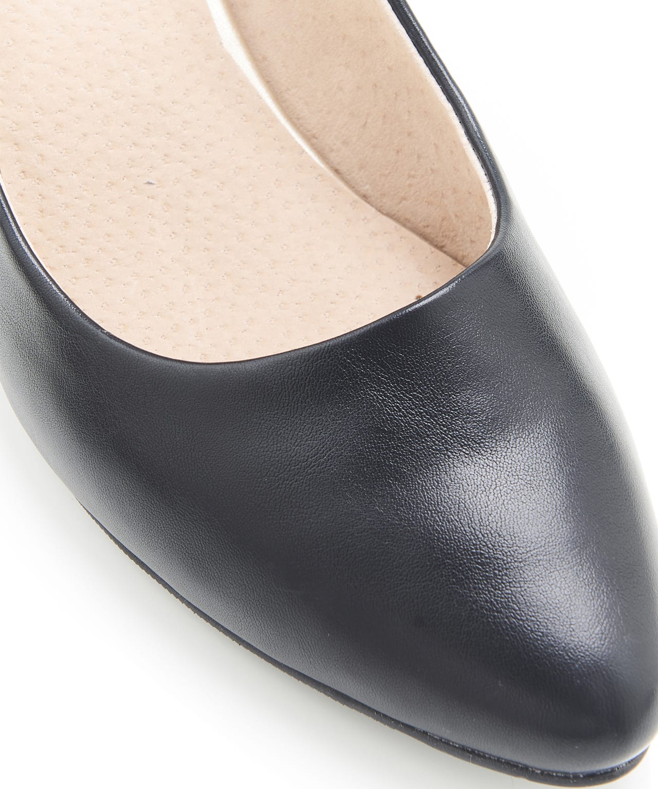 Block Heel Court Shoe