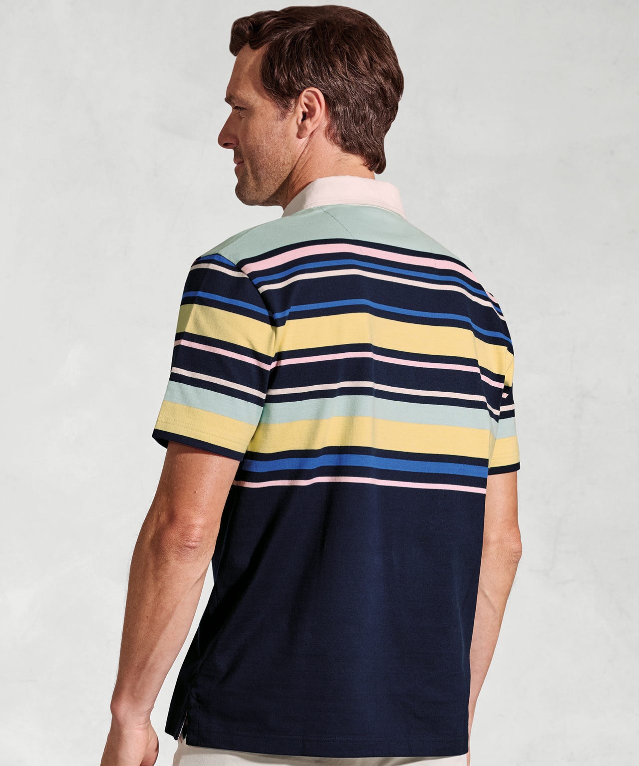 Brook Taverner - Walken SS Irregular Stripe Rugby Shirt