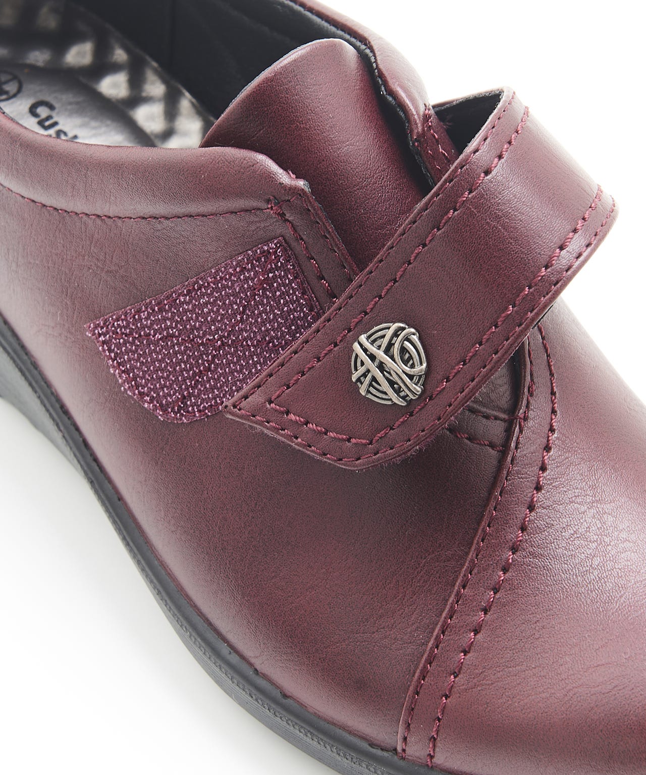 Cushion-walk Touch Fasten Derby Shoe