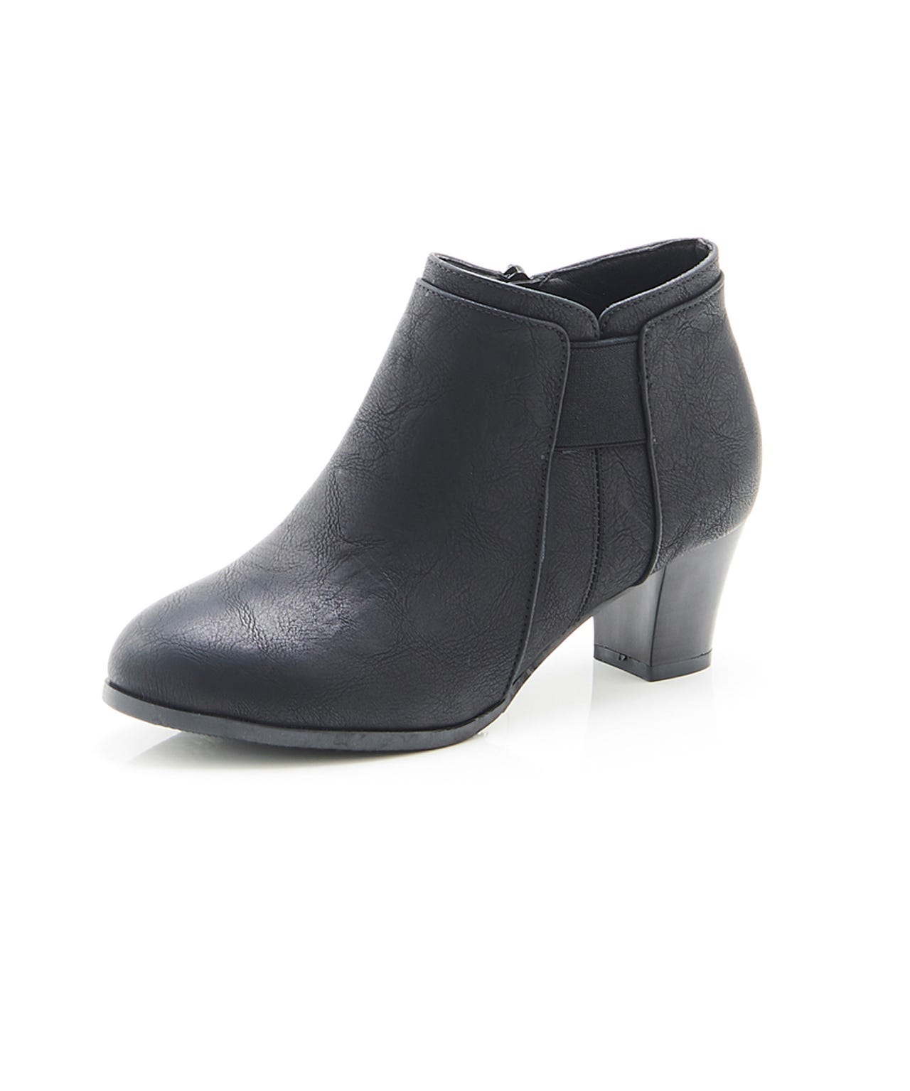 Cushion-walk Heeled Ankle Boots