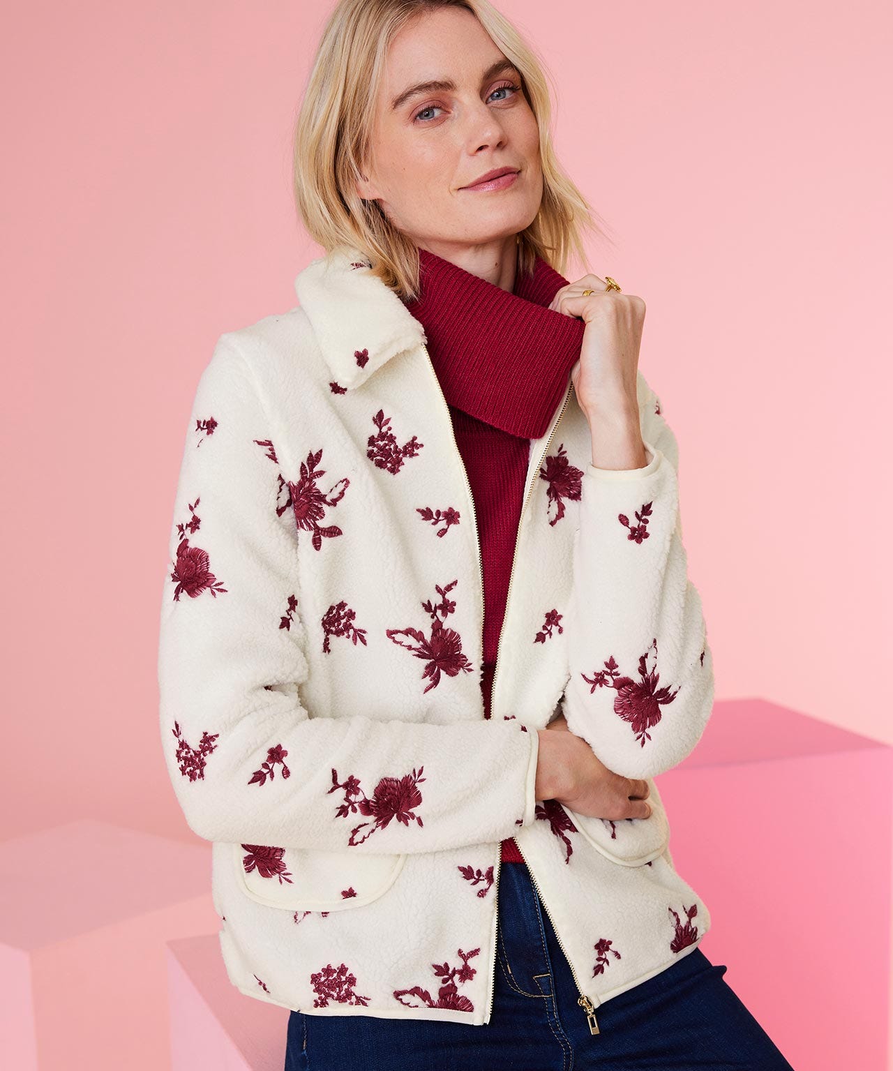 Thermolactyl Embroidered Fleece