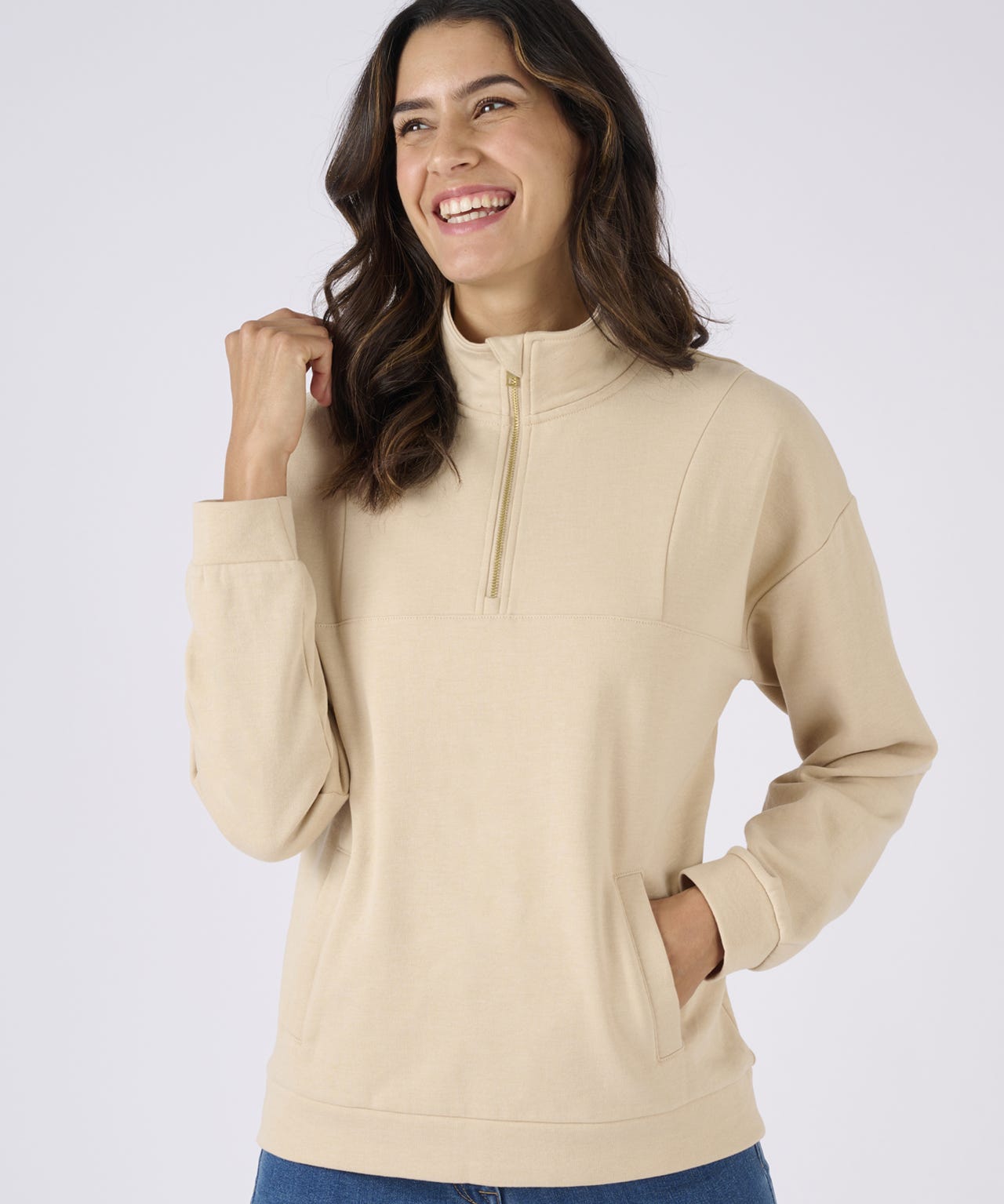 Half  Zip Sweatshirt