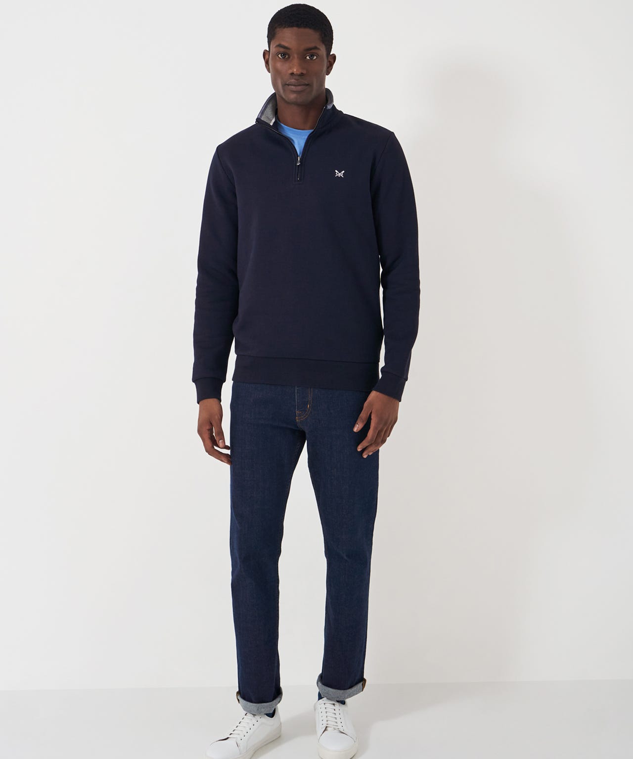 Crew Clothing - Classic Half Zip Sweatshirt