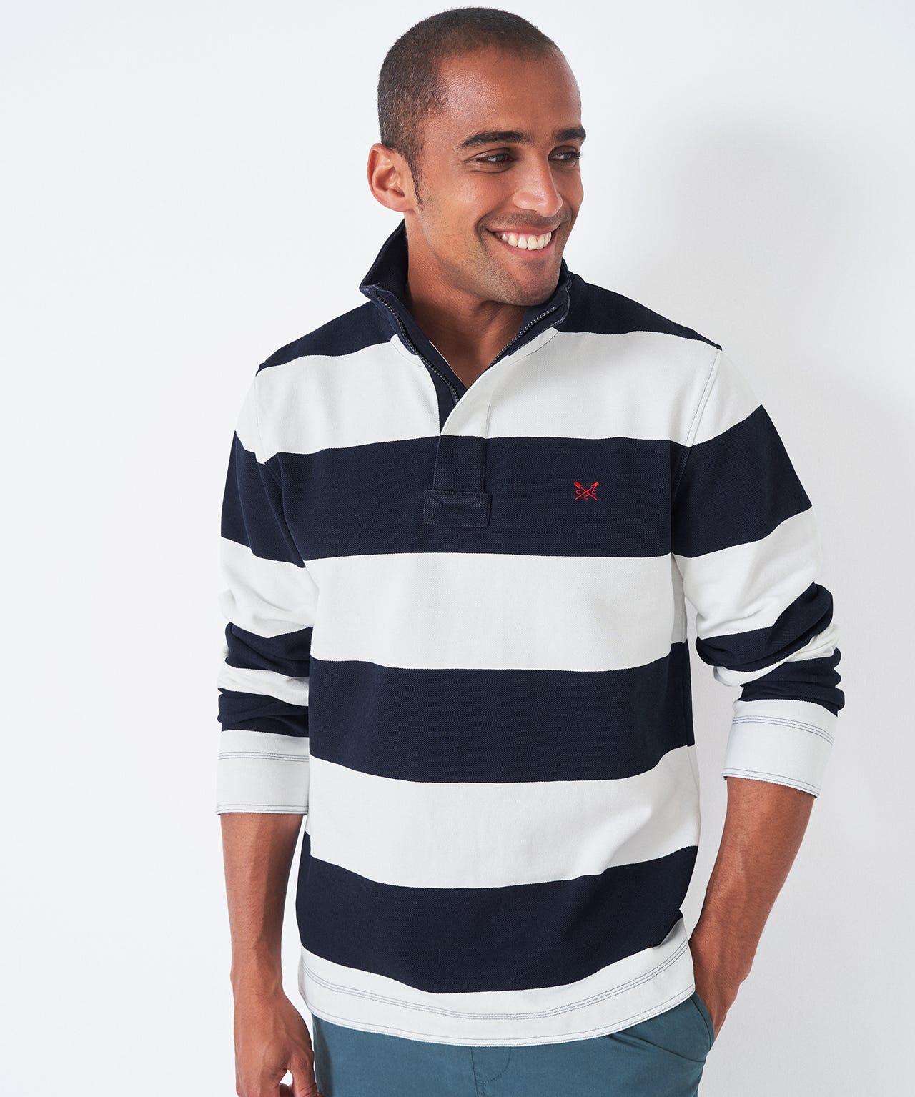Crew Clothing - Padstow Pique Sweatshirt