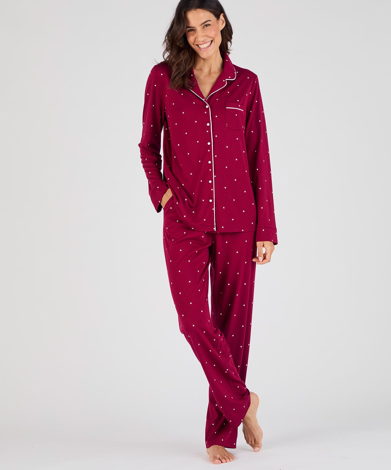 Thermolactyl Star Print  Pyjamas