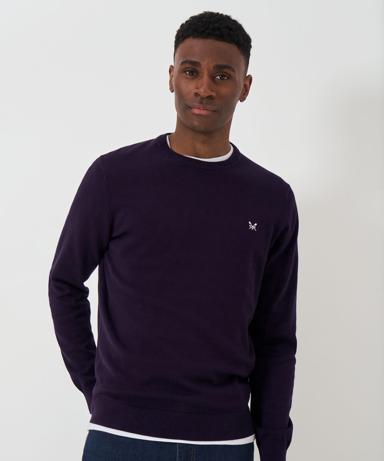 Crew Clothing - Organic Cotton Crew Neck Jumper