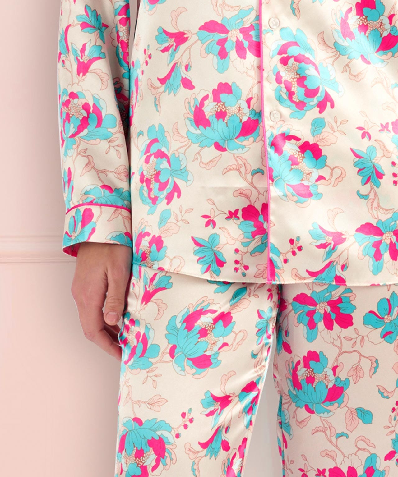 Satin Button-Through Pyjamas