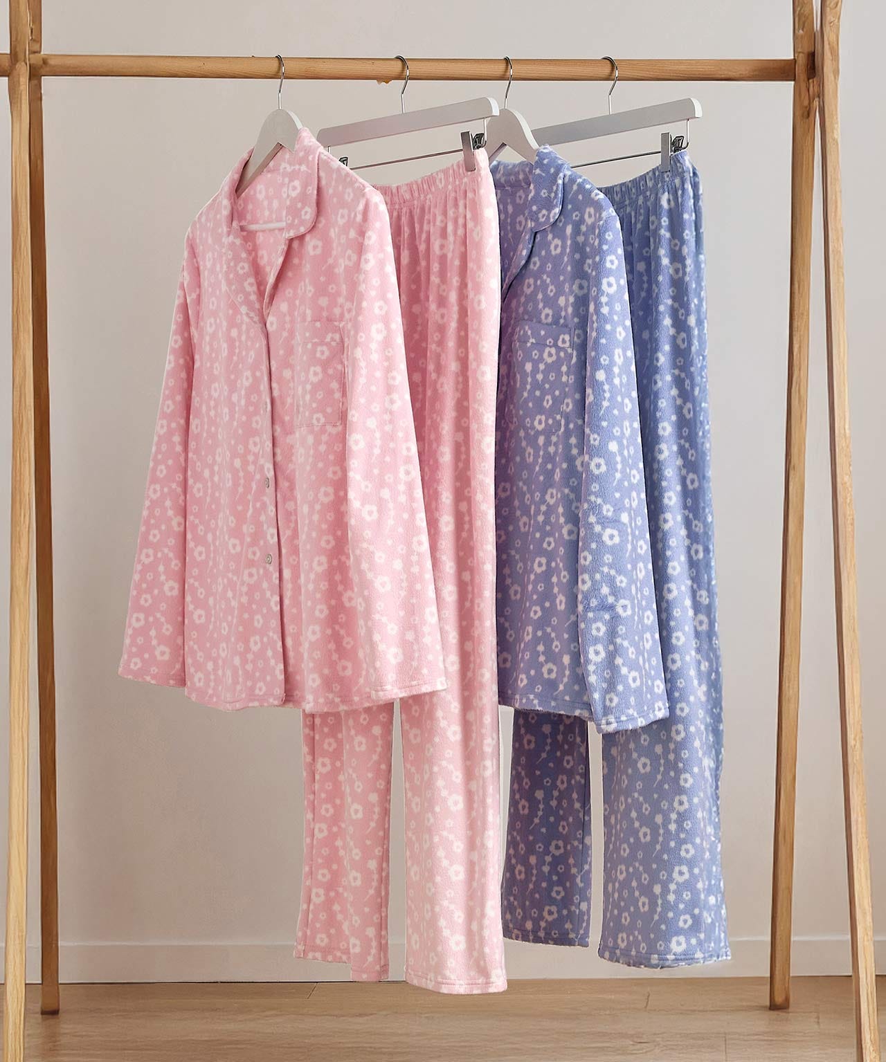 Fleece Button-Through Pyjamas