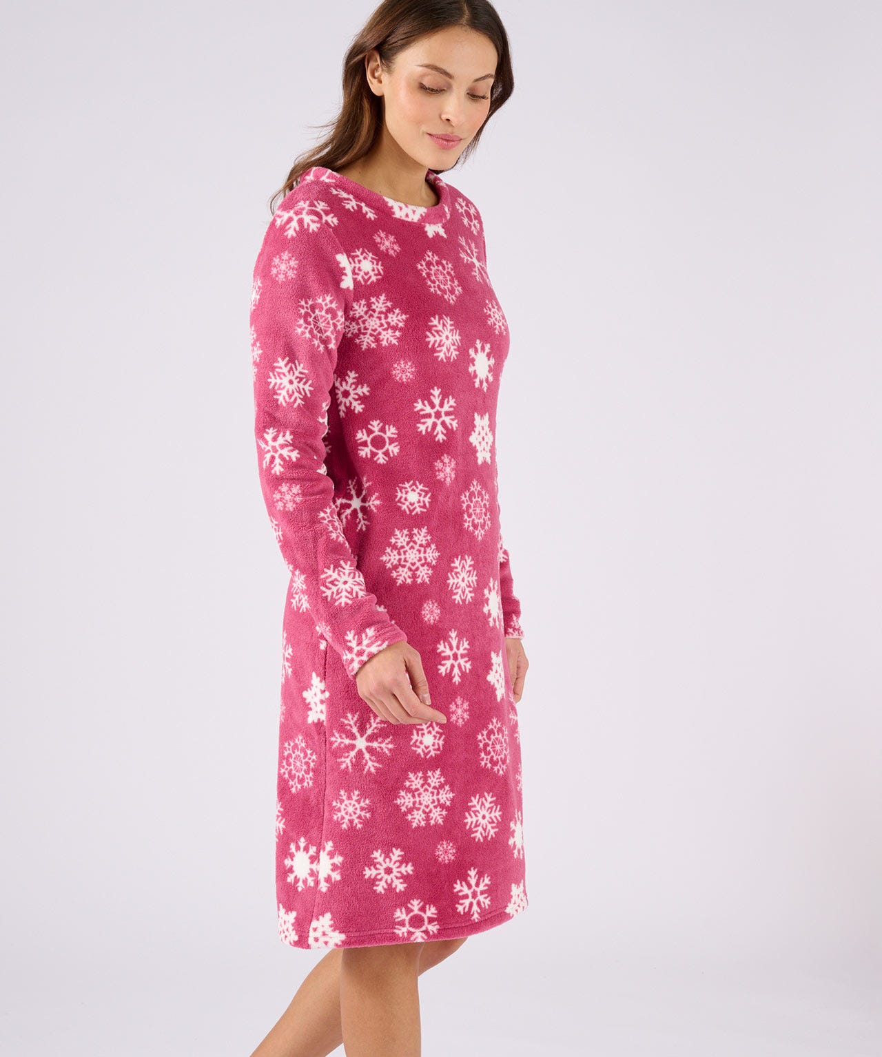 Snowflake Fleece Nightdress