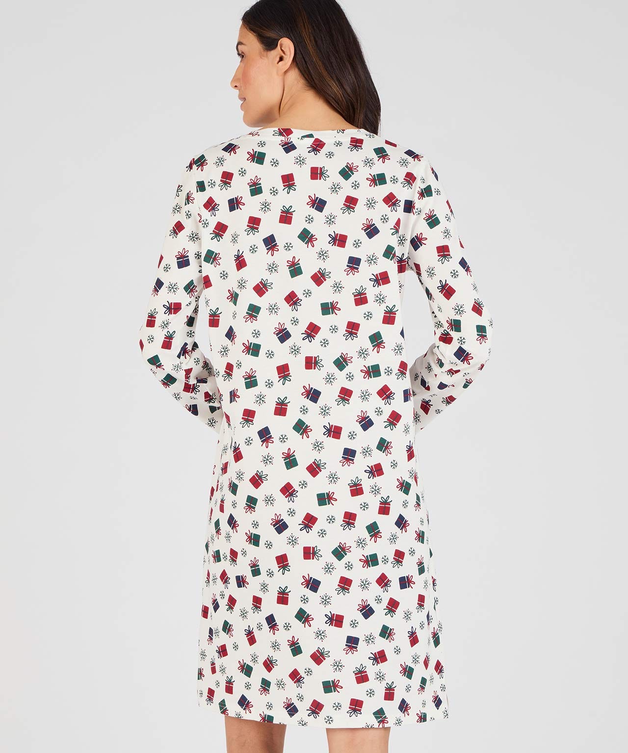 Long Sleeve Christmas Nightdress
