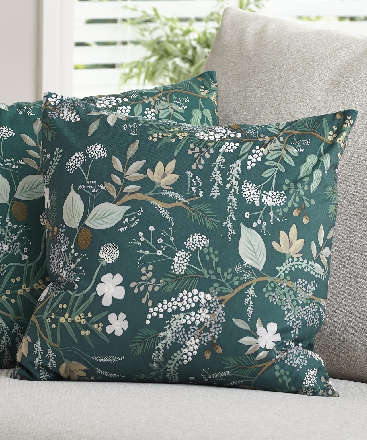 Pack of 2 Leaf Cushion Covers