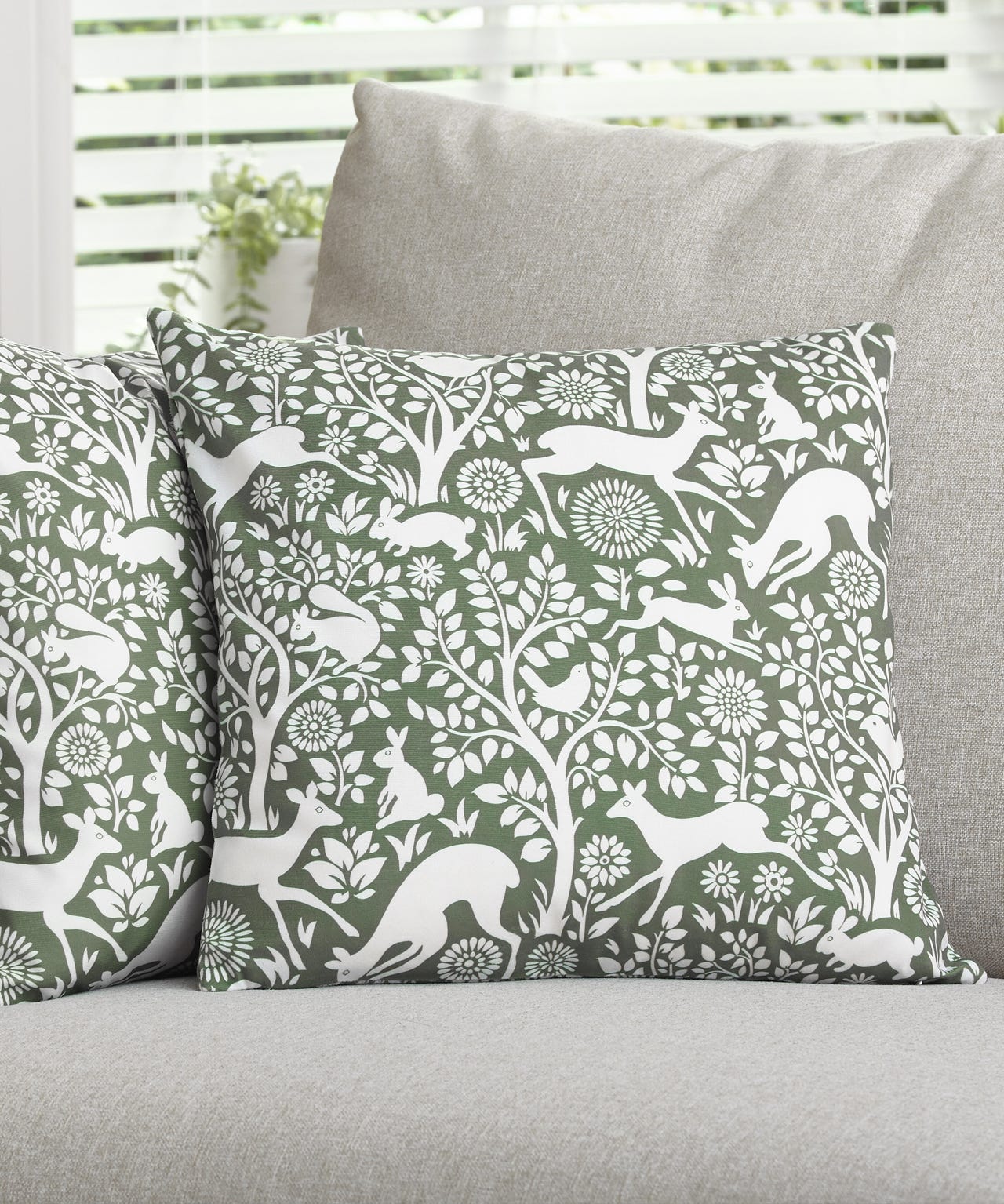 Pack of  2 Woodland Cushion Covers