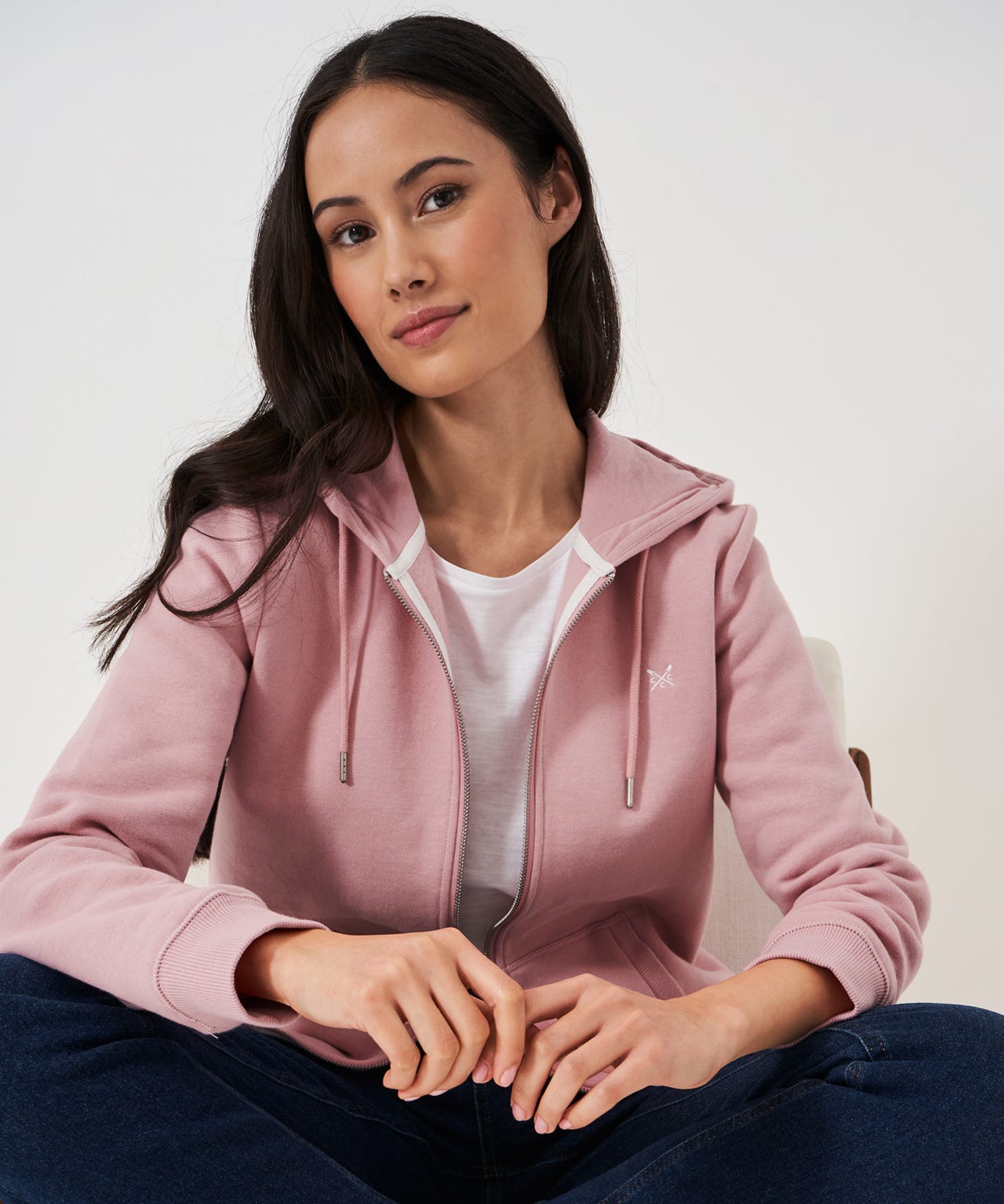 Crew Clothing - Heritage Zip Through Hoodie