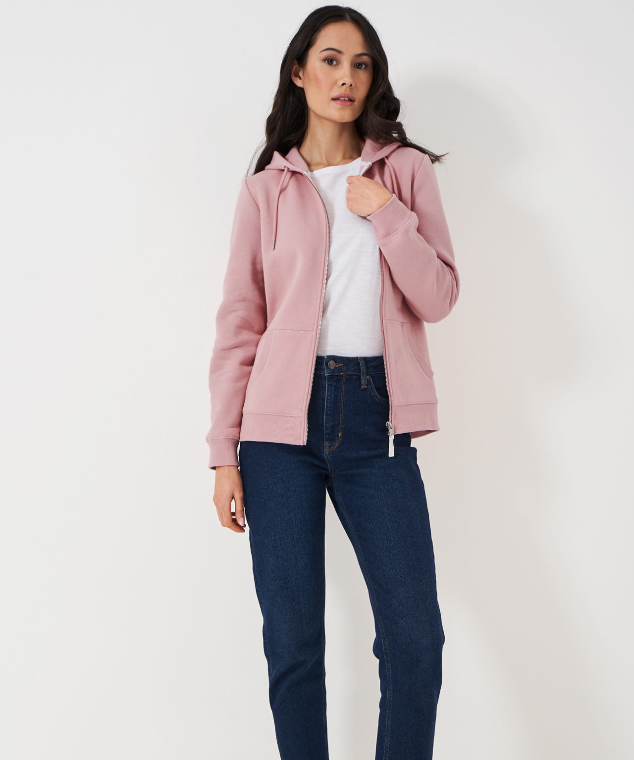 Crew Clothing - Heritage Zip Through Hoodie