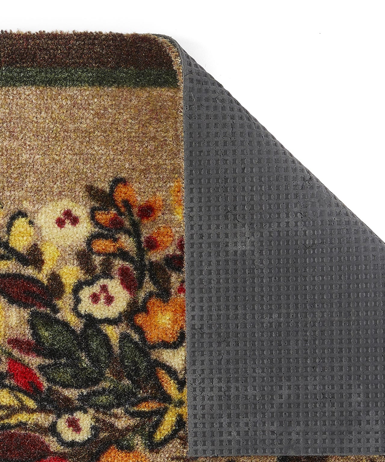 Washable My Floral Hedgehog Mat