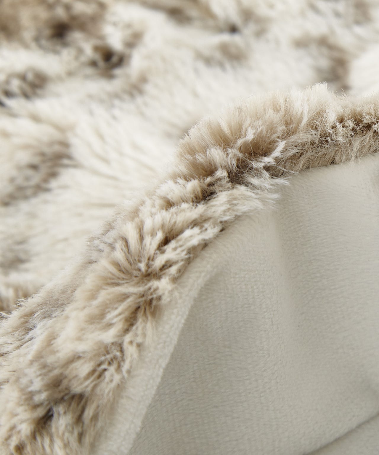 Pack of 2 Faux-fur Throws