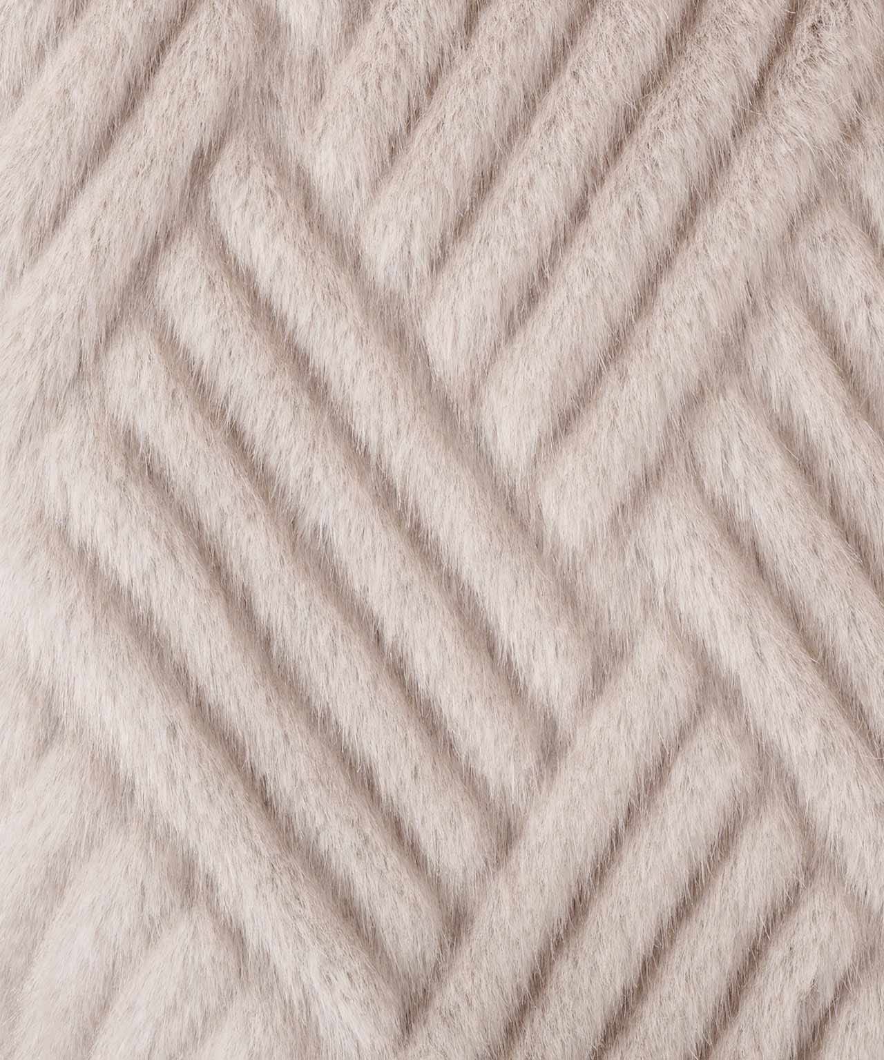 Faux Fur Textured Cosy Jacket