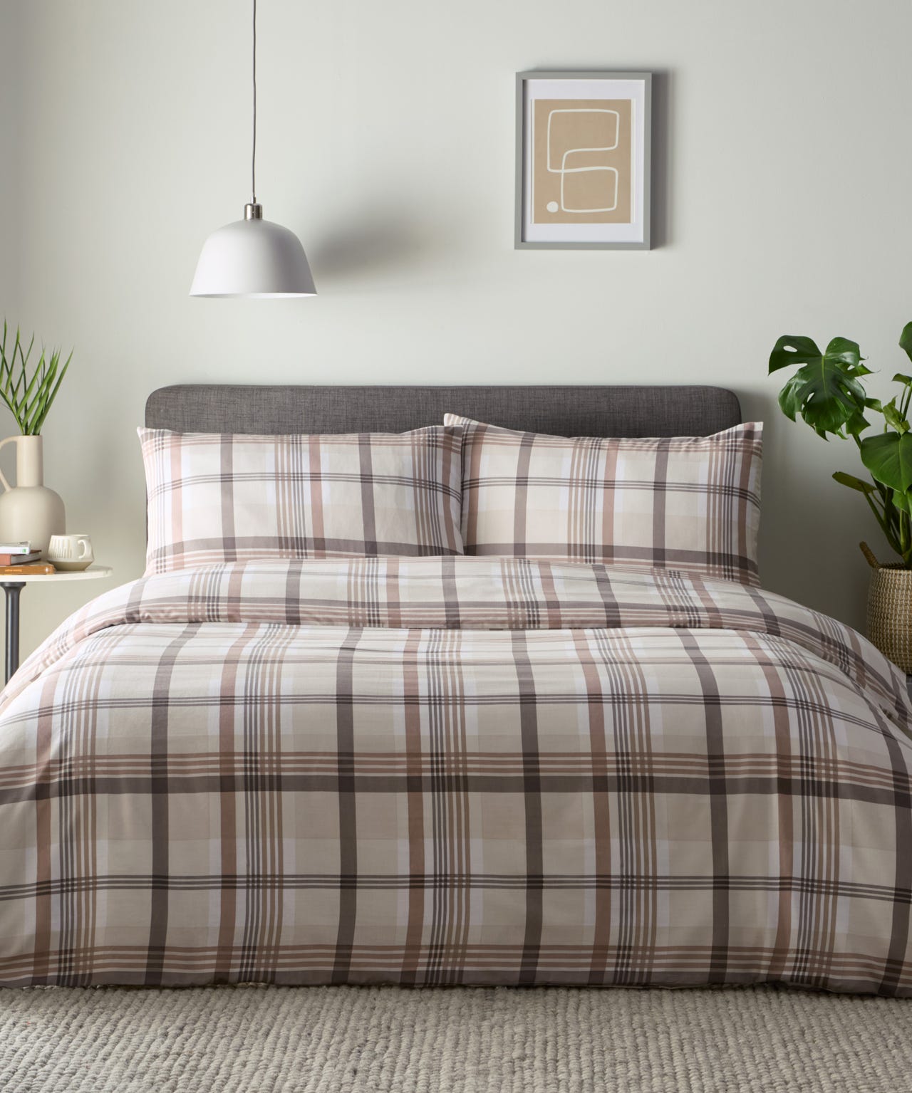 Prague Check Duvet Set