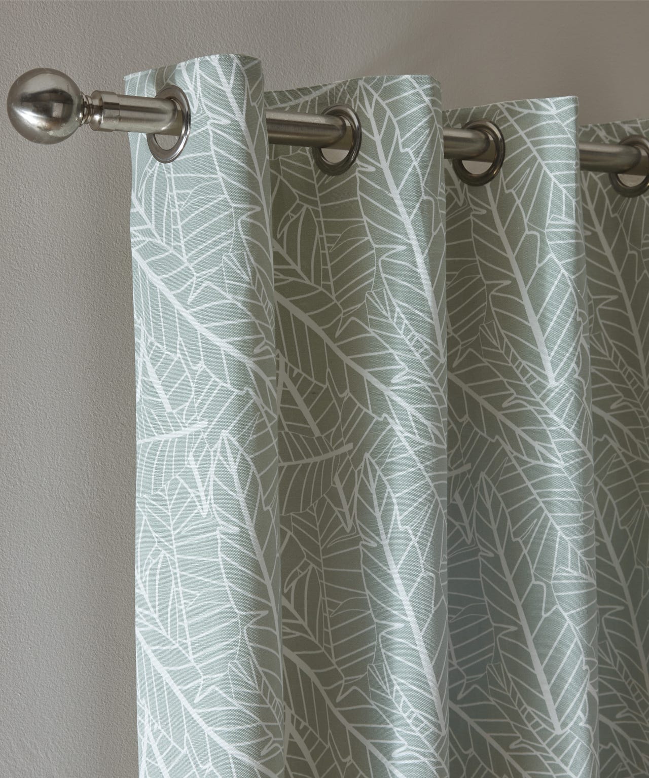Madison Leaf Print Curtains