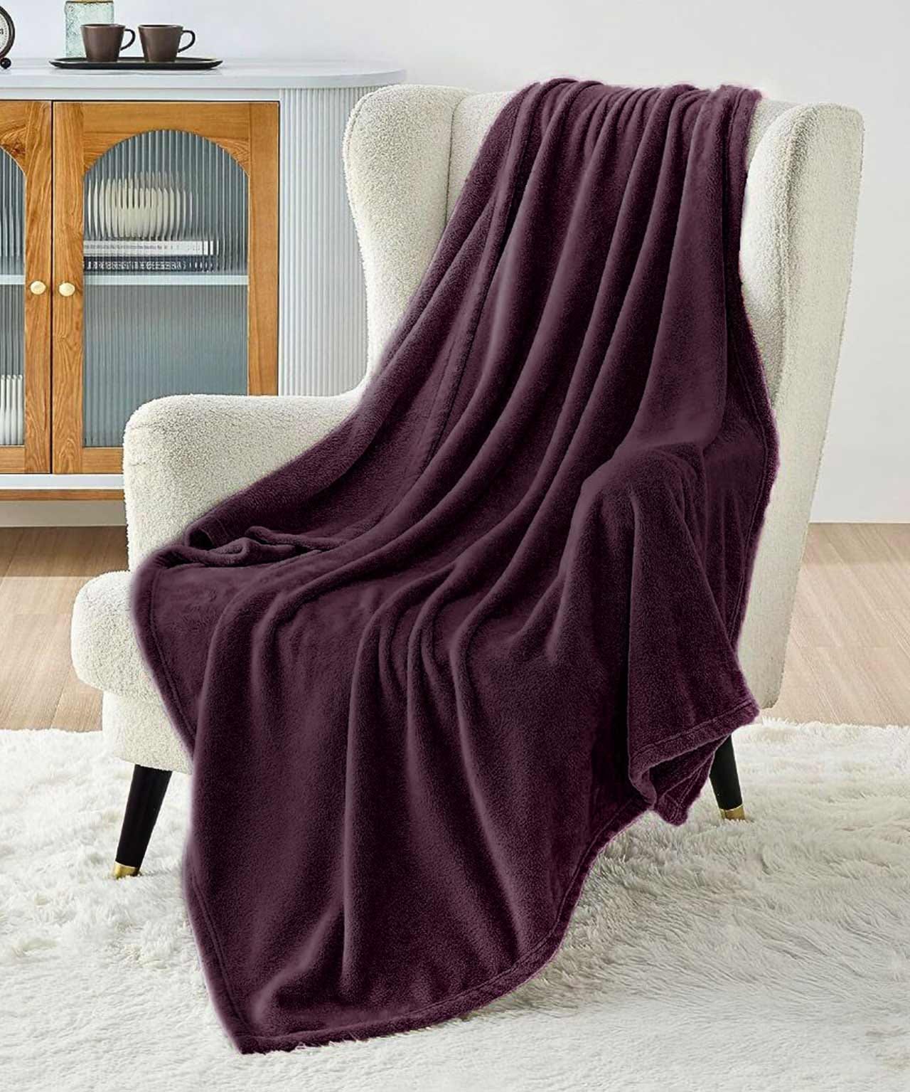 Snuggle Touch Soft Sherpa Throw