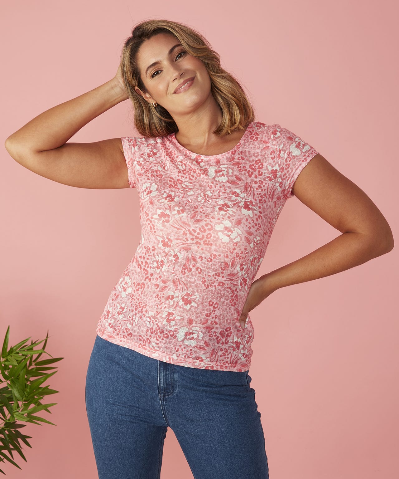 First Avenue - Slub Print Tee