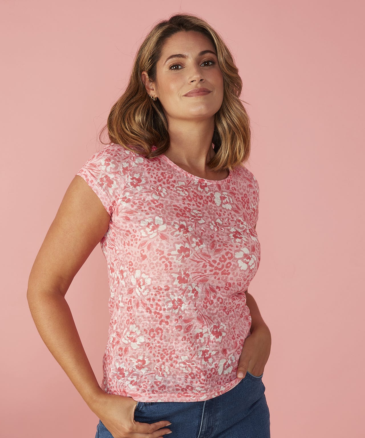 First Avenue - Slub Print Tee