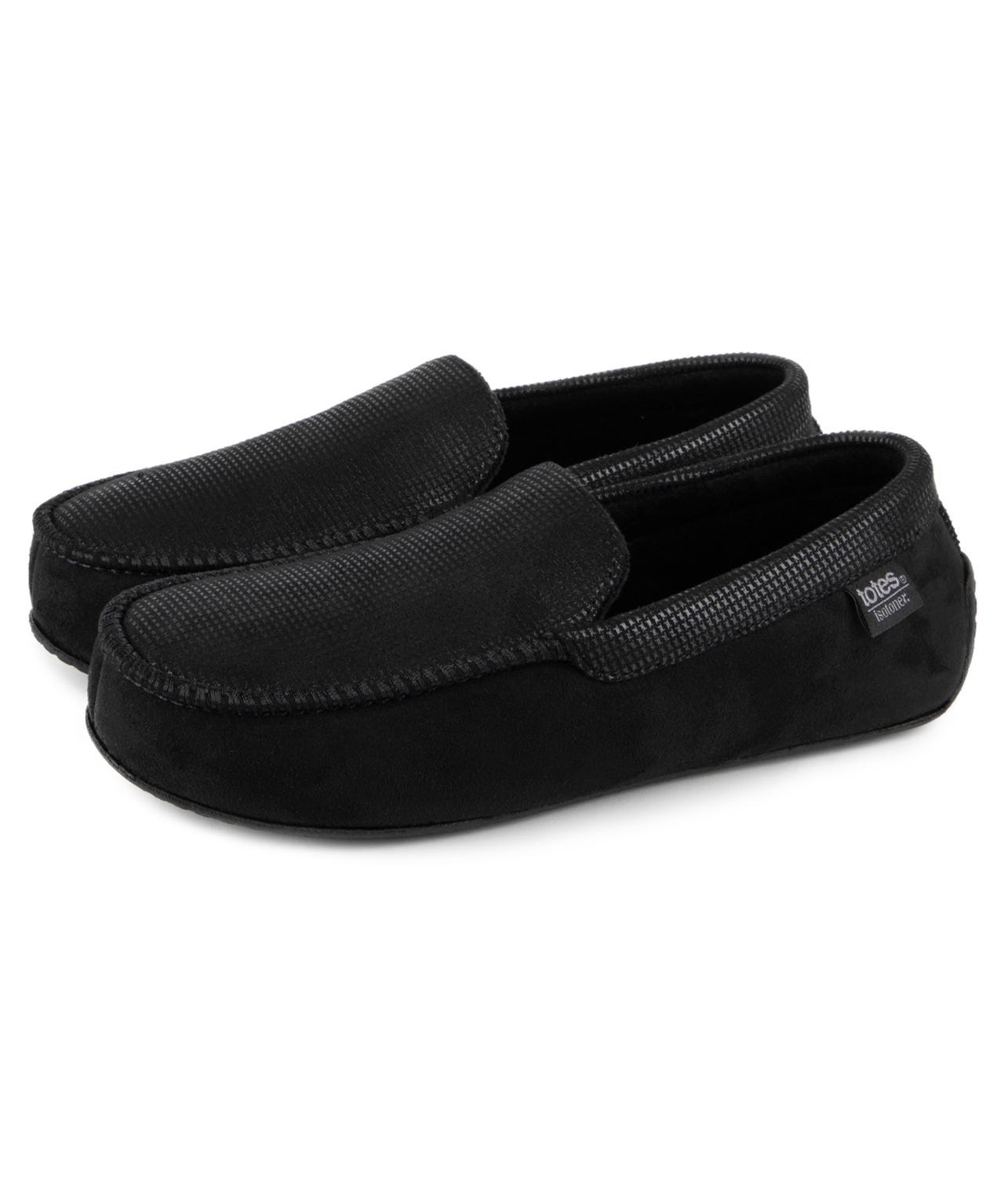Totes Isotoner Mens Smart Moccasin Slipper