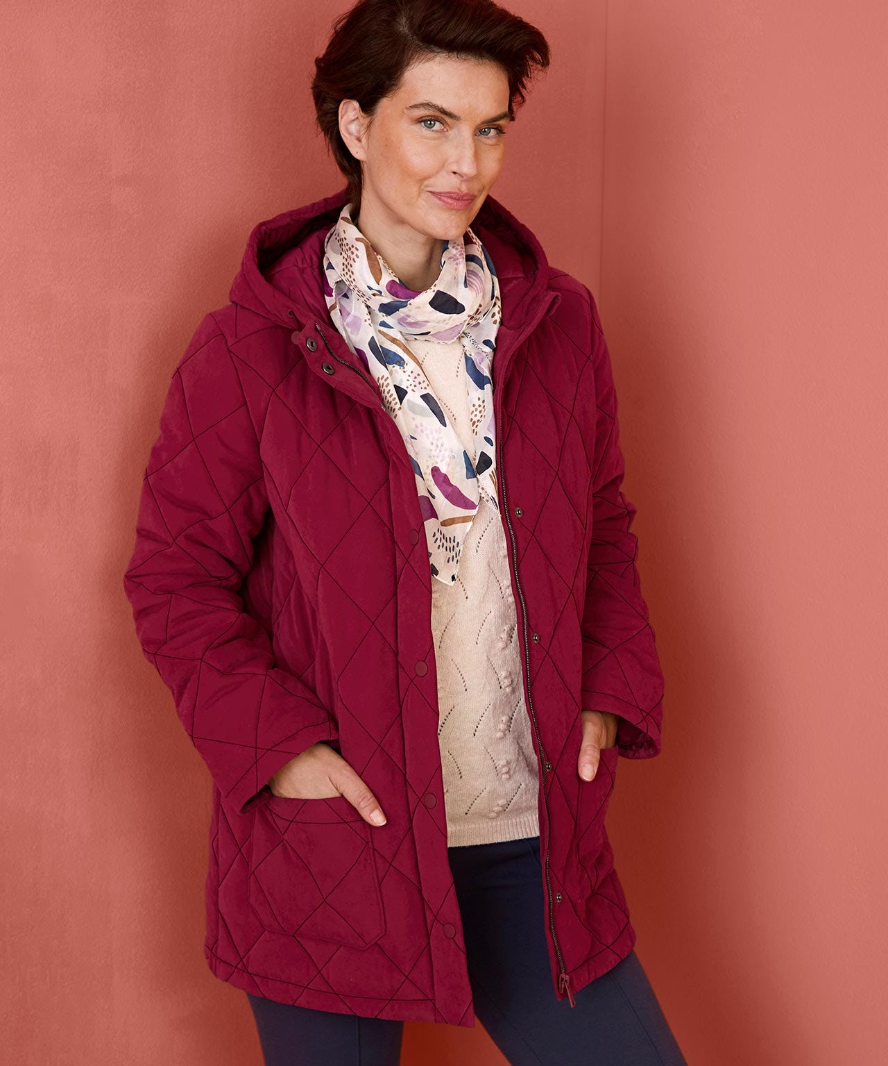 Water-repellent Padded Parka