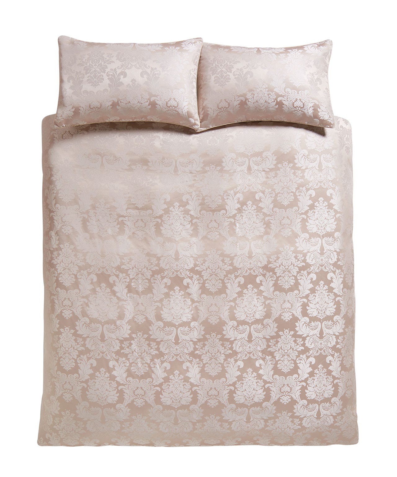 Catherine Lansfield Signature Collection Damask Jacquard Duvet Set.